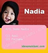 Arti Nama Nadia Dalam Bahasa Arab